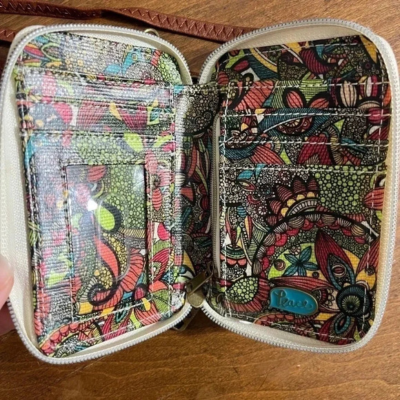 Beautiful Sak roots owl pattern wallet/Crossbody - Picture 6 of 7